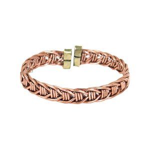 New Braided Copper Bracelet